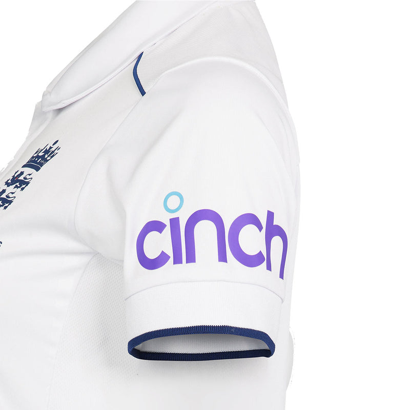 ECB Test Replica Polo Womens Short Sleeve Shirt - 2023
